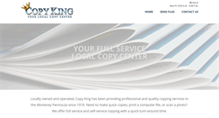 Desktop Screenshot of copykingmonterey.com